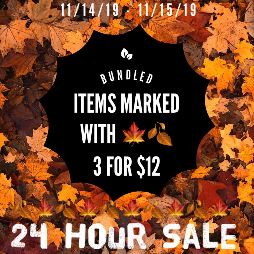 24 Hour Sale! 3 hours left!